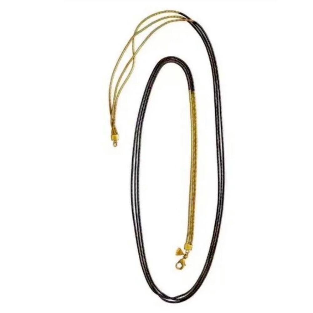 NWT Silpada K&R  KRN0009 Cascading Colorblock Brass Two-Toned Necklace